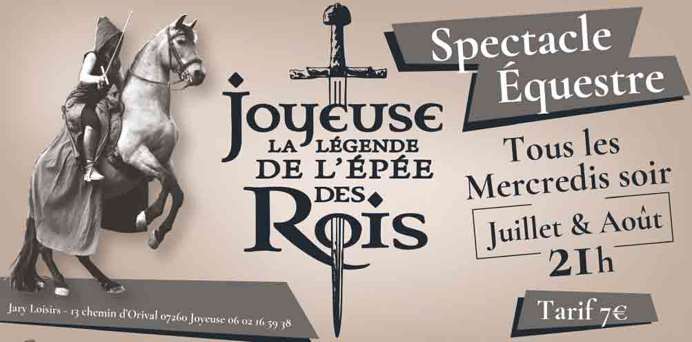 spectacle equestre joyeuse